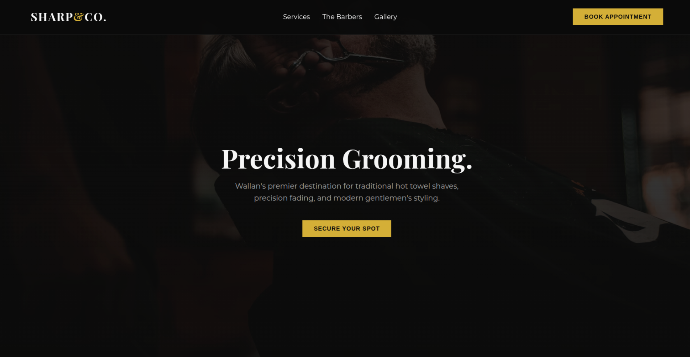 Saloon Website Template